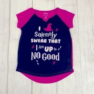 HARRY POTTER Graphic Tee "I Solemnly Swear I Am
Up To No Good" Child Sz Medium